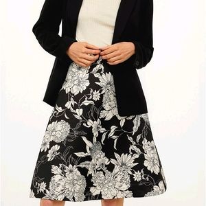 Floral A-line skirt